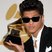 Image 1: Bruno Mars with his Grammy Award