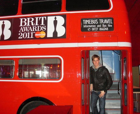 Capital backstage at the Brit Awards 2011