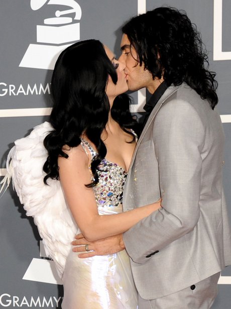 Katy Perry and Russell Brand at the Grammy Awards 