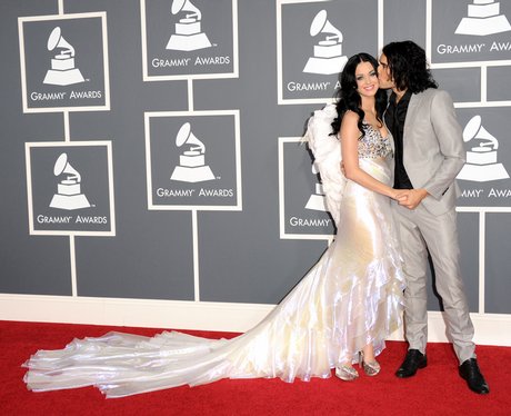 Katy Perry and Russell Brand at the Grammy Awards