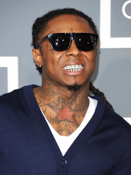 Lil Wayne arrives at the Grammy Awards