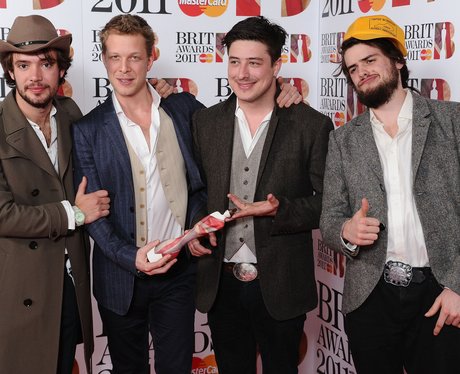 Mumford and Sons at the BRIT Awards