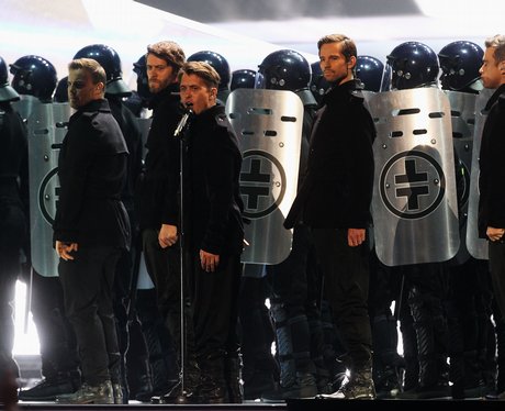 Take That live at the Brit Awards
