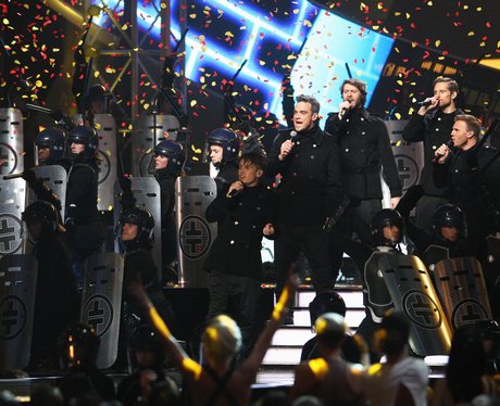 Take That live at the Brit Awards