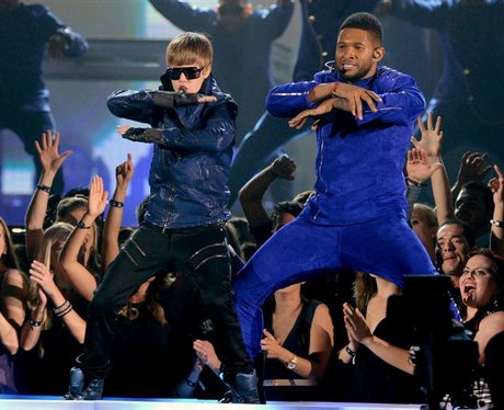 Usher and Justin Bieber