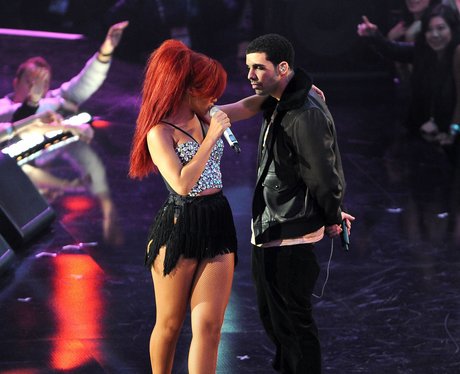 Rihanna and Drake live at The NBA All-Star Game