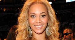 Beyonce attends The NBA All-Star Game