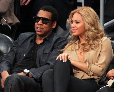 Beyonce and Jay-Z at The NBA All-Star Game