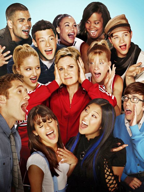 glee cast singing Icona Pop
