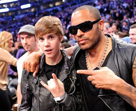 Justin Bieber at The NBA All-Star Game