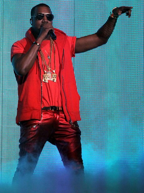 Kanye West at The NBA All-Star Game