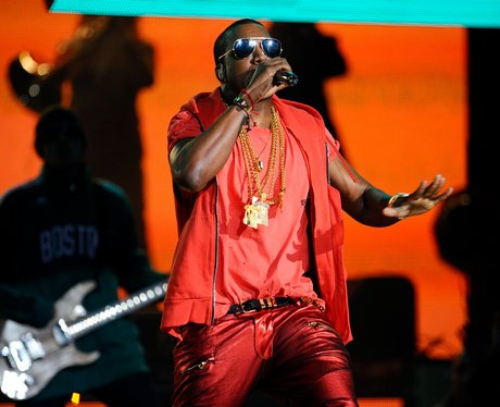 Kanye West live at The NBA All-Star Game
