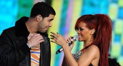 Rihanna and Drakeat The NBA All-Star Game