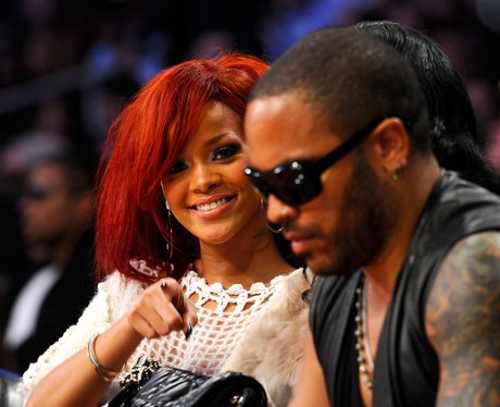 Rihanna at The NBA All-Star Game