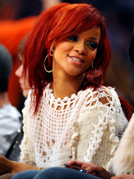 Rihanna at The NBA All-Star Game