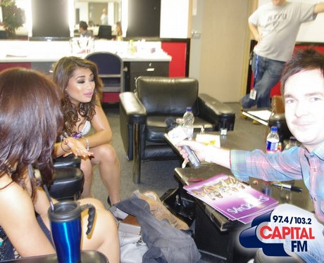 Leigh Jones catches up with the girls backstage at