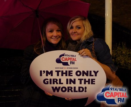 Fans at the Cardiff International Arena