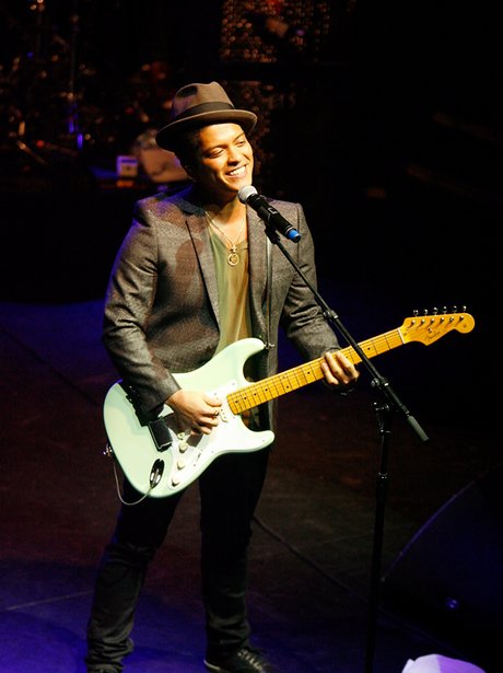 Bruno Mars performs live in concert