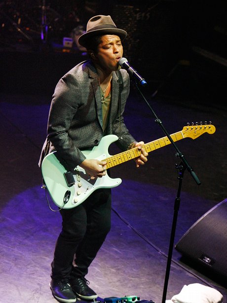 Bruno Mars performs live in concert