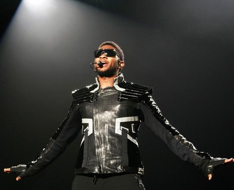 usher performing live