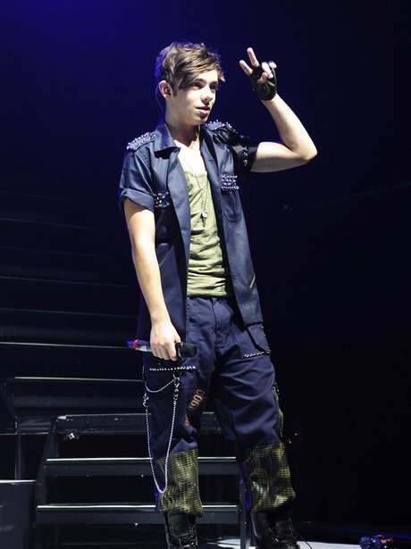 The Wanted perform live on tour.