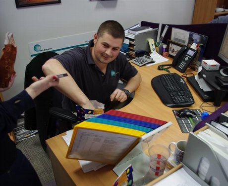 Street stars visiting work places