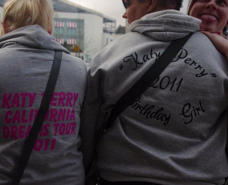 Katy Perry Fans at the Motorpoint Arena Cardiff