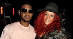 Usher and Rihanna at Coachella Pic: Twitter