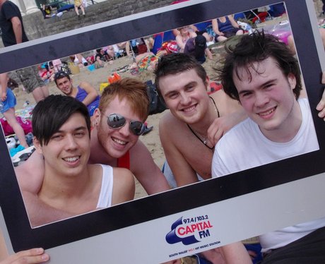 Our listeners enjoying the South Wales sunshine on