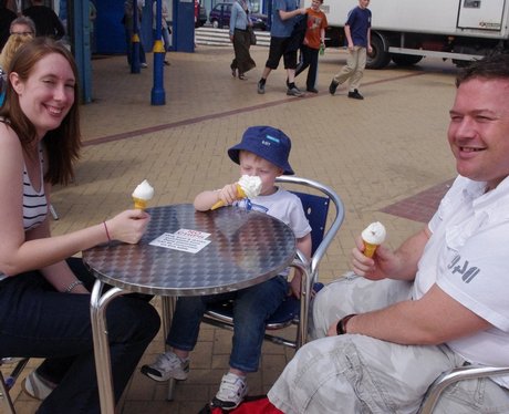 Our listeners enjoying the South Wales sunshine on