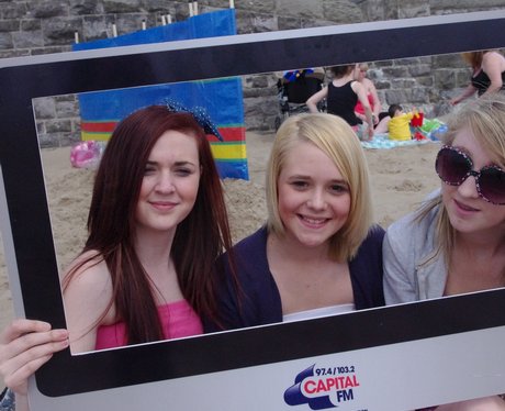 Our listeners enjoying the South Wales sunshine on