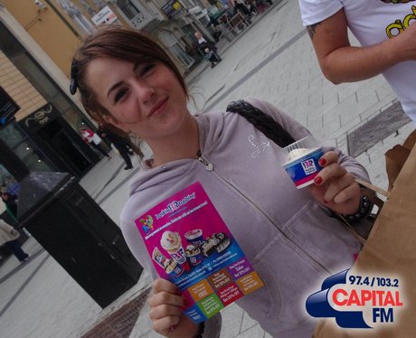 The Street Stars were out and about giving away fr