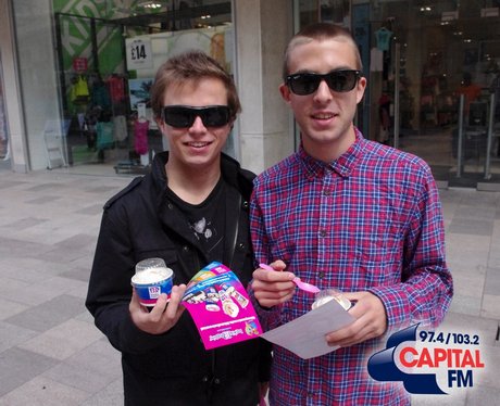The Street Stars were out and about giving away fr