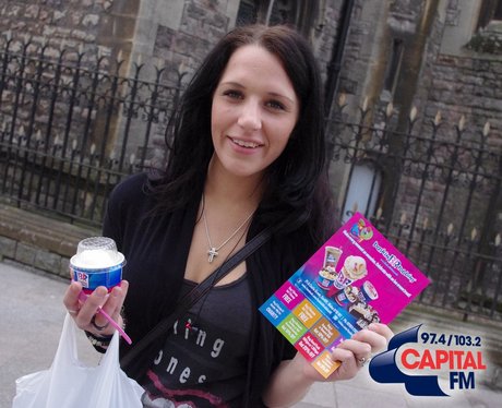 The Street Stars were out and about giving away fr