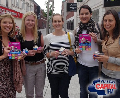 The Street Stars were out and about giving away fr