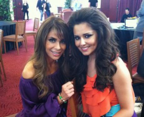 Paula Abdul and Cheryl Cole