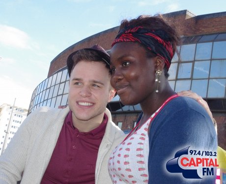 Olly and fans