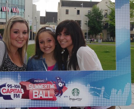 Olly Murs fans outside the Arena