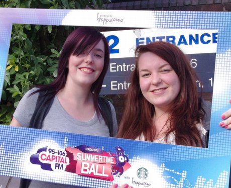 Olly Murs fans outside the Arena
