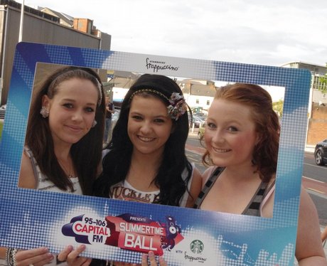 Olly Murs fans outside the Arena