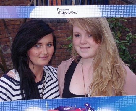Olly Murs fans outside the Arena