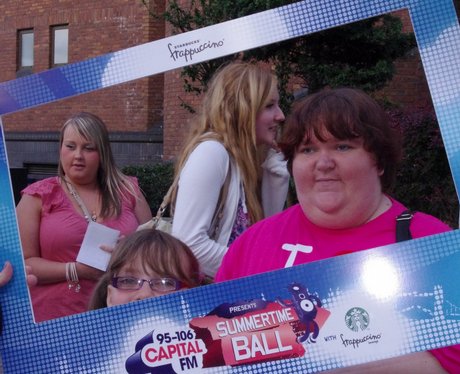 Olly Murs fans outside the Arena