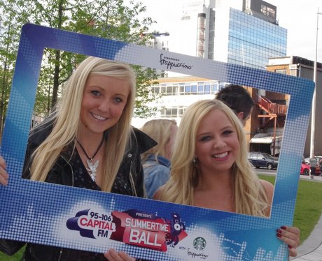 Olly Murs fans outside the Arena