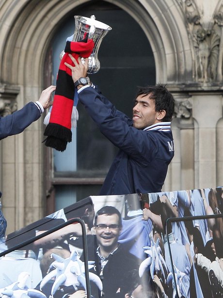 Man City parade
