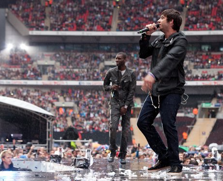 example and wretch 32 at the Summertime Ball 2011
