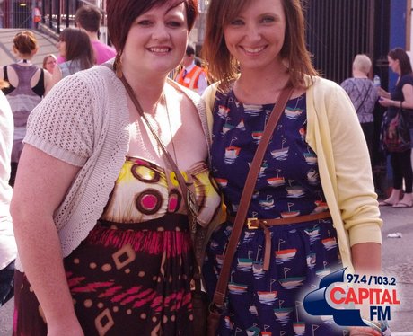 Take That Fans in Cardiff