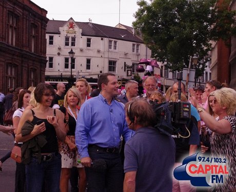 Take That Fans in Cardiff