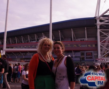 Take That Fans in Cardiff