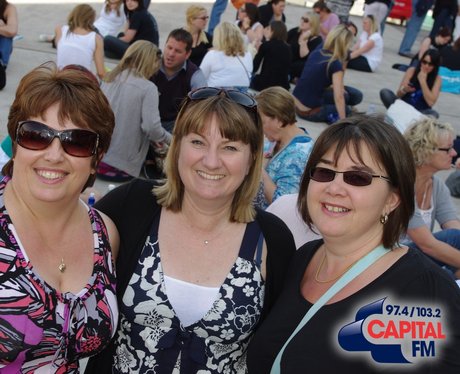 Take That Fans in Cardiff