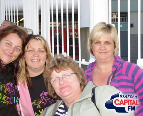 Take That Fans in Cardiff